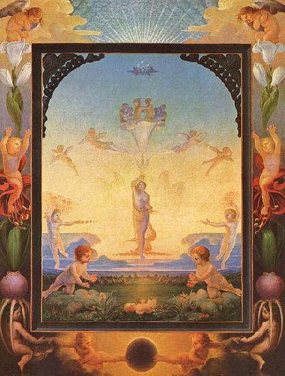 Philipp Otto Runge The Morning oil painting image